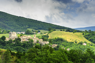 Image showing View to village Gagliole