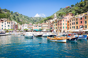 Image showing Portofino, Italy - Summer 2016 - view from the sea