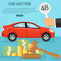 Image showing sale car at auction