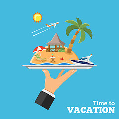 Image showing Vacation and Trip concept