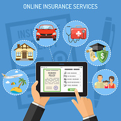 Image showing online insurance services