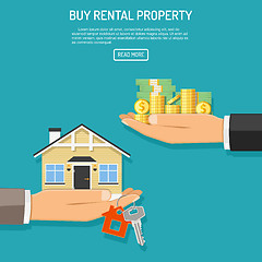 Image showing buy rent real estate