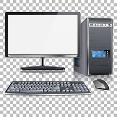 Image showing High Detailed Modern Computer