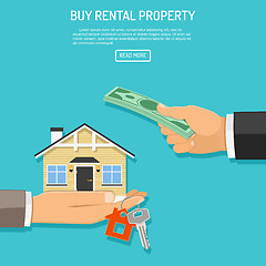 Image showing buy rent real estate