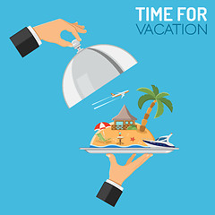 Image showing Vacation and Trip concept