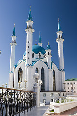 Image showing Qolsharif mosque minaret/ Kazan