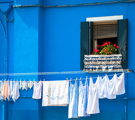 Image showing Colored houses in Venice - Italy