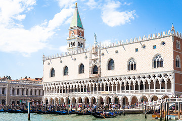 Image showing VENICE, ITALY - JUNE 27, 2016: San Marco area full of turists