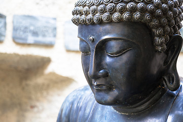 Image showing Meditating Japanese Buddha Statue