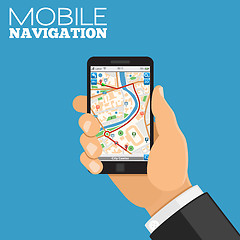 Image showing Mobile Navigation Concept