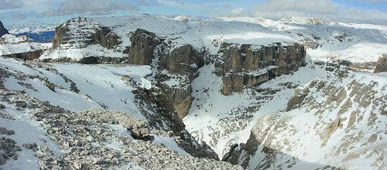 Image showing Dolomites panorama