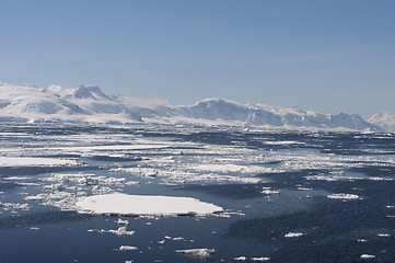 Image showing Antarctica view form the ship