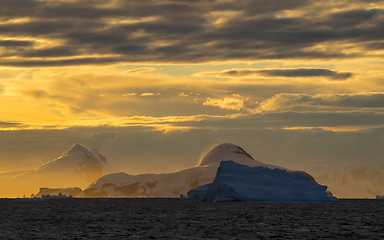 Image showing Antarctica view form the ship