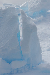 Image showing Icebergs in Antarctica