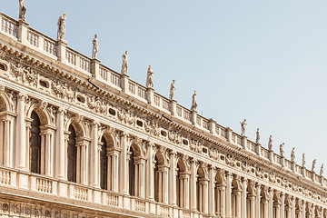 Image showing Venice, Italy - Columns perspective