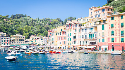 Image showing Portofino, Italy - Summer 2016 - view from the sea