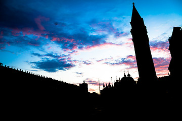 Image showing Venice view at sunrise