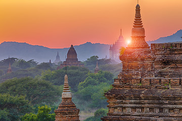 Image showing Bagan buddha tower at day