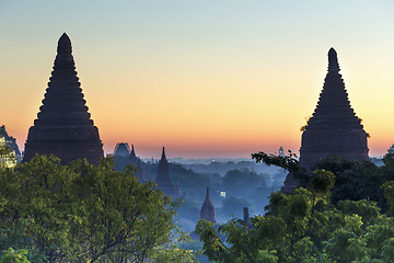 Image showing Bagan buddha tower at day