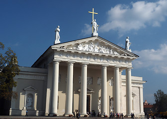 Image showing editorial National Cathedral of Lithuania Vilnius