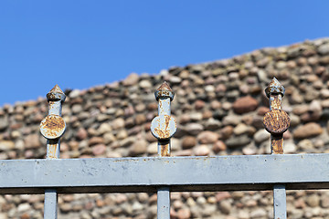 Image showing part of the wall of the building