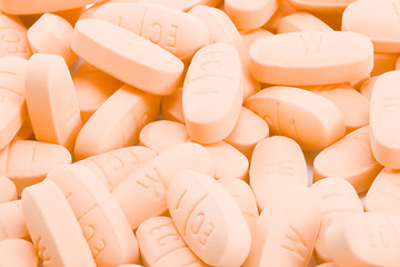 Image showing Orange Pills