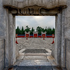 Image showing Large archway at the Temple of Heaven