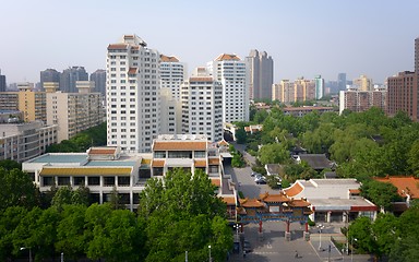 Image showing Modern apartment buildings in China, Beijing