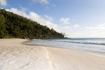 Image showing Beach panorama at the Ocean