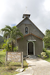 Image showing Saint Matthews church, Praslin island