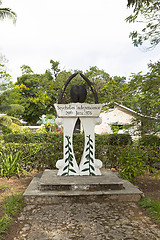 Image showing Independence monument, Praslin island