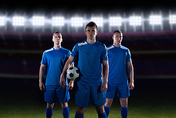 Image showing soccer players team