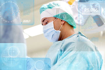 Image showing surgeon in operating room at hospital