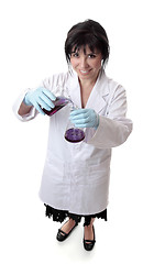 Image showing Smiling scientist