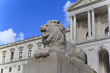 Image showing Monumental Portuguese Parliament 