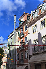 Image showing Old building in Lisbon, Portugal