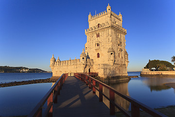 Image showing Belem Tower - Torre De Belem In Lisbon, Portugal 