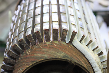 Image showing Stator of a big electric motor