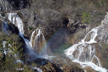 Image showing Plitvice Lakes national park in Croatia