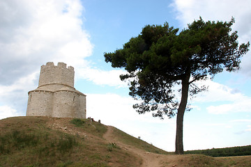 Image showing Ancient church on the hill in Nin, Croatia