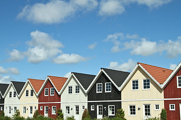 Image showing Houses in a village in Denmark