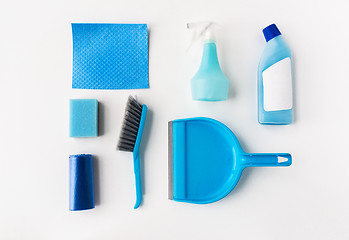 Image showing cleaning stuff on white background