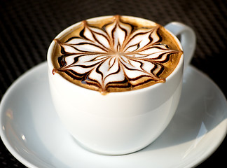 Image showing cup of cappuccino