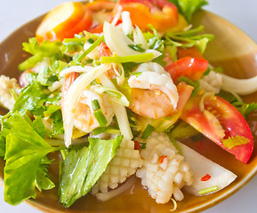 Image showing noodle glass salad