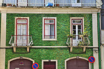 Image showing Old building in Lisbon, Portugal