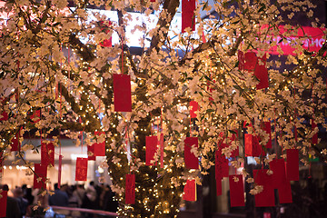 Image showing traditional Japanese wishing tree