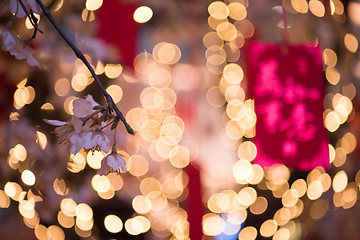 Image showing traditional Japanese wishing tree