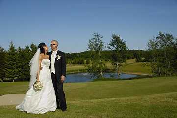 Image showing Wedding couple - Bride and groom