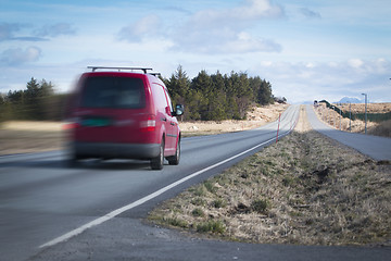 Image showing Driving Fast