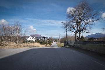 Image showing Small Town Road